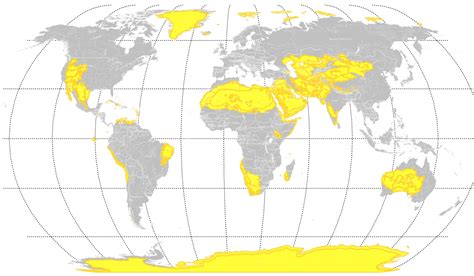 Map of World Desert Ecoregions