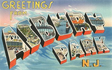 Greetings from Asbury Park, New Jersey posters & prints by Corbis