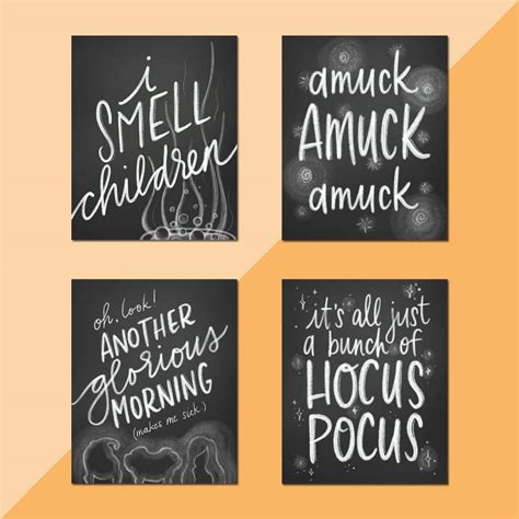 Hocus Pocus Quotes Printables - Pineapple Paper Co.