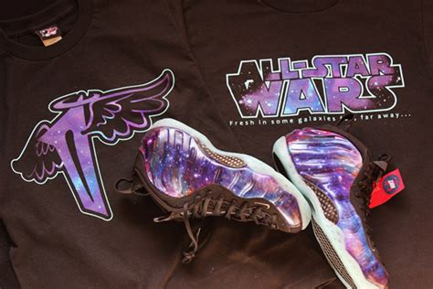 Galaxy Foamposite-Inspired T-Shirts By The Freshnes - SneakerNews.com