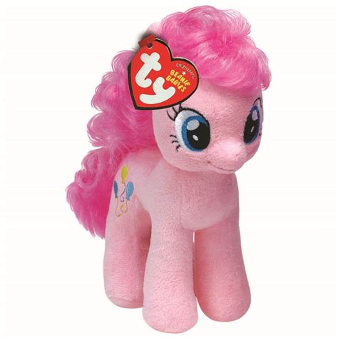 My Little Pony Pinkie Pie Plush Soft Toys - 7" Beanie Baby Pink ...