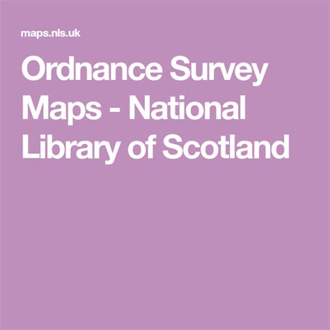 Ordnance Survey Maps - National Library of Scotland | Ordnance survey ...