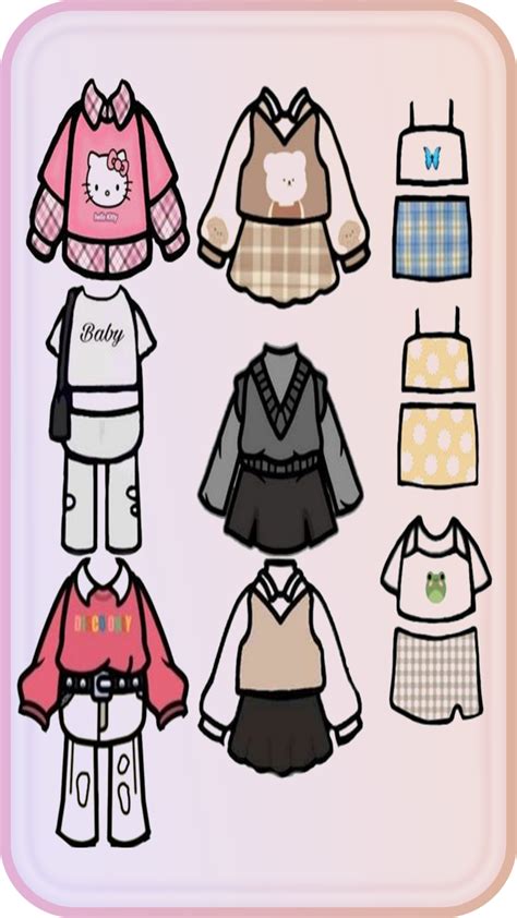 Toca Boca Baby Outfits