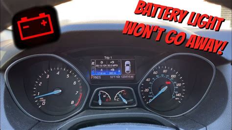 Ford Focus MK3 Red Battery Warning Light on Dashboard - Finally Fixed ...