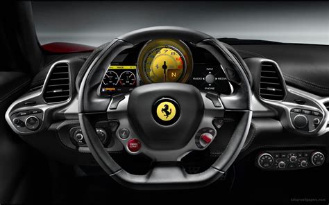 Ferrari 458 Italia Interior Wallpaper | HD Car Wallpapers | ID #738