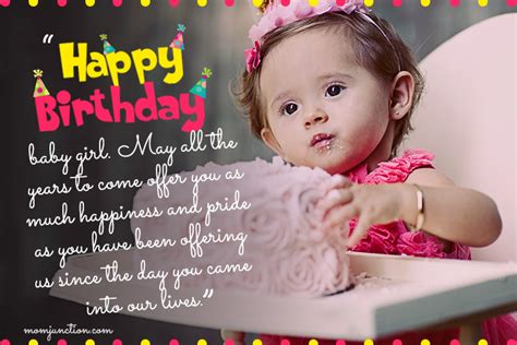 Happy Birthday Quotes For 1 Year Baby Girl - Kit Kirbie