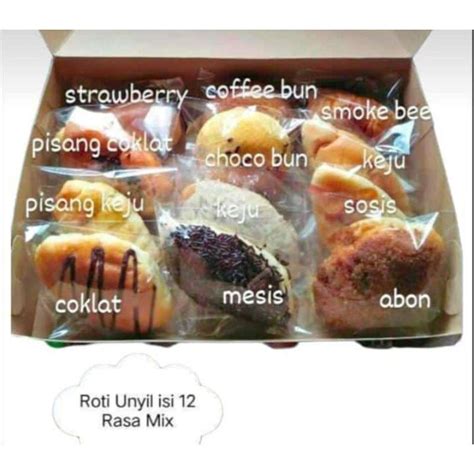 Jual Roti Unyil Murah / Roti Unyil Isi 12 / Roti Unyil Mix Rasa / Roti ...