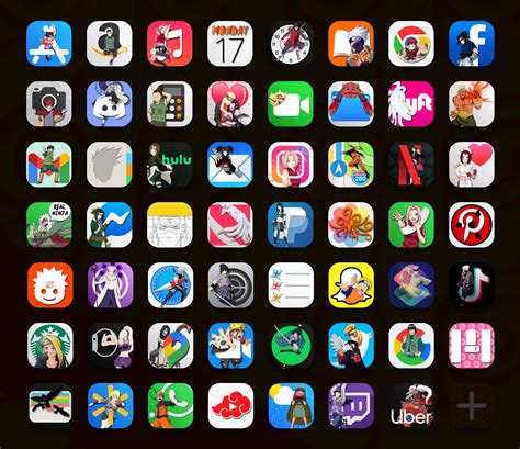 Naruto App Icons for iOS 14 & Android - Free Anime App Icons for iPhone