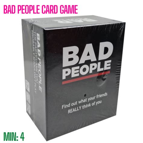 TO-CARDBAD - Bad People Card Game