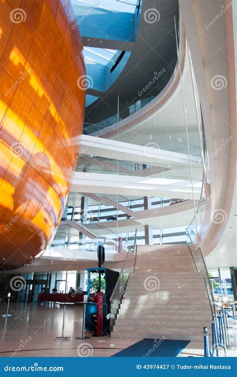 Interior from the Copenhagen Opera House Stock Image - Image of modern ...