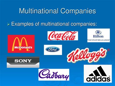 Multinational companies - ppt download