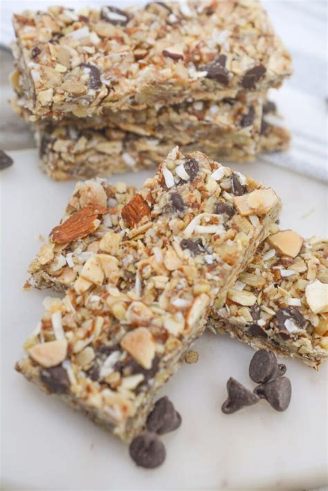 Keto Granola Bars - Trina Krug