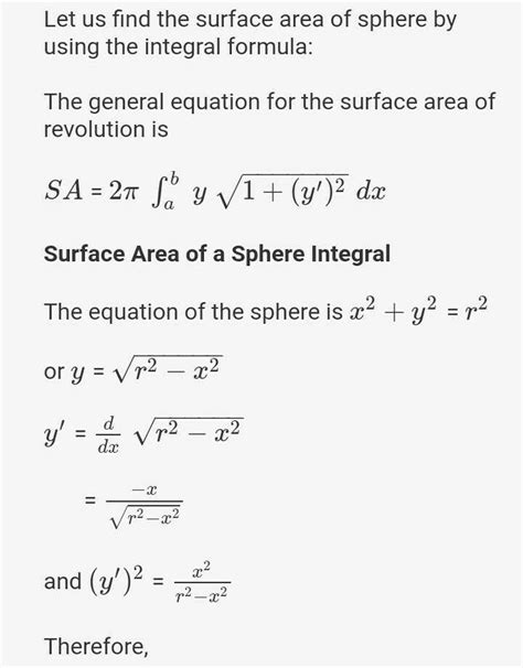 Experts can you pls give the proof of surface area of sphere I e 4 r^2 ...