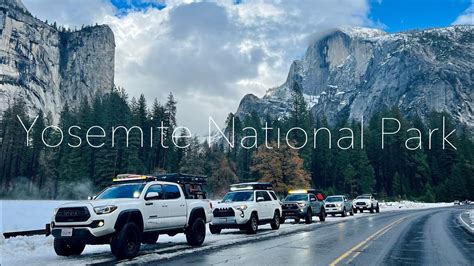 WINTER CAMPING at Yosemite National Park - YouTube