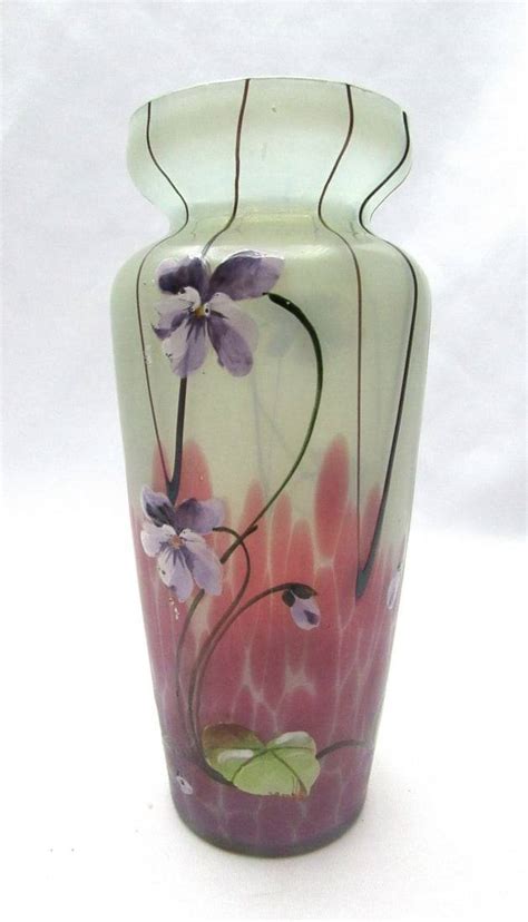 French Art Nouveau Cameo Glass Vase Auction