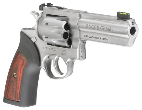 Ruger 1771 GP100 357 Mag 7 Shot 4.20″ Satin Stainless Steel Barrel ...