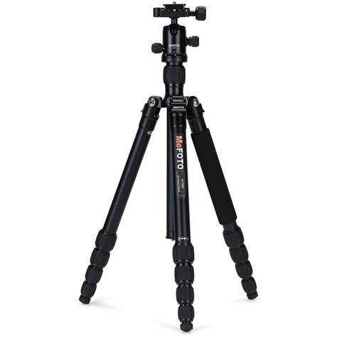 MeFOTO RoadTrip Aluminum Travel Tripod Kit (Black) A1350Q1K B&H