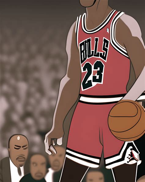 Michael Jordan Cartoon · Creative Fabrica