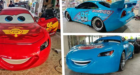 Thai Shop Builds Real-Life Replicas Of Lightning McQueen Based On The ...