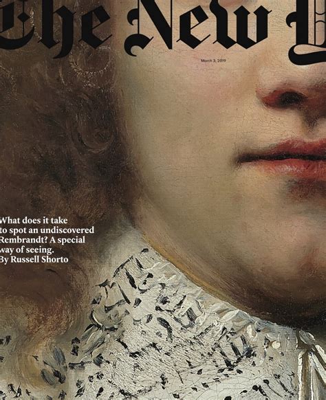 The New York Times Magazine - "Undiscovered Rembrandt"