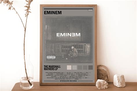 Eminem - The Marshall Mathers LP - Album Poster | Color Optional | Wall ...