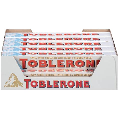 Honey And Almond Rectangle Toblerone White Chocolate at best price in ...