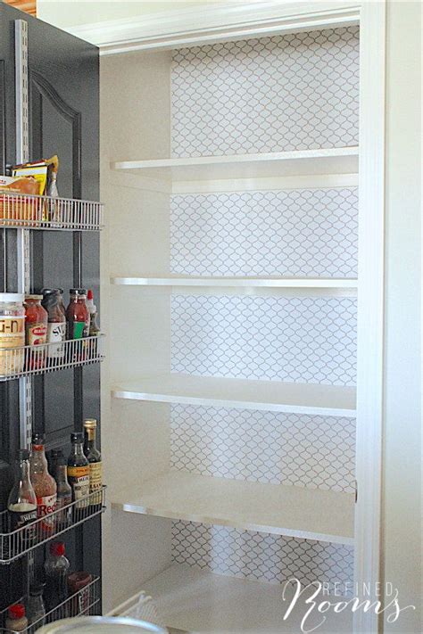 QUICK & EASY PANTRY MAKEOVER | Pantry makeover, Pantry shelf liner ...