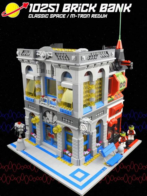 A Classic Space spin on the 10251 LEGO Brick Bank - The Brothers Brick ...