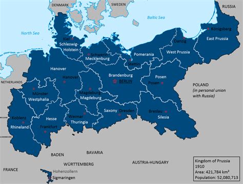 Kingdom of Prussia in 1910 by Lehnaru on DeviantArt | Germany map ...