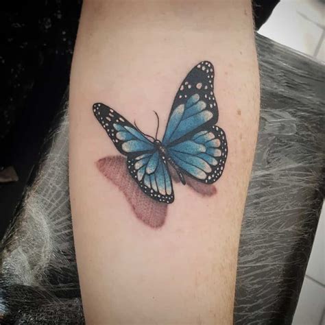 Top 63+ Best Blue Butterfly Tattoo Ideas - [2021 Inspiration Guide]