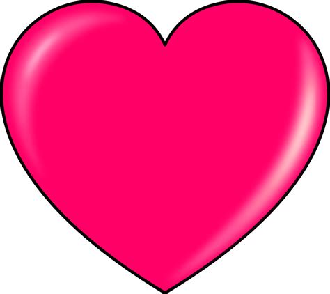 Pink Heart Clipart transparent PNG - StickPNG