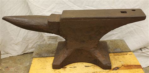 Bargain John's Antiques | Blacksmith Iron Anvil – Trenton – Weighs 80 ...