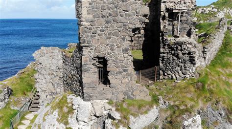 Kinbane Castle and the MacDonnell Clan of Antrim, Northern Ireland