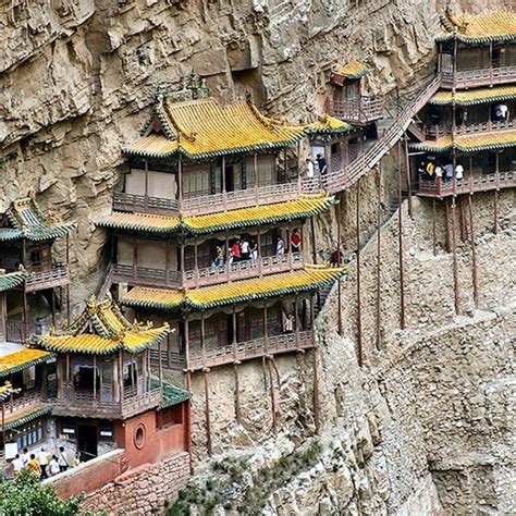 Hanging Temple in Mount Hengshan, China | Behind of Amazing