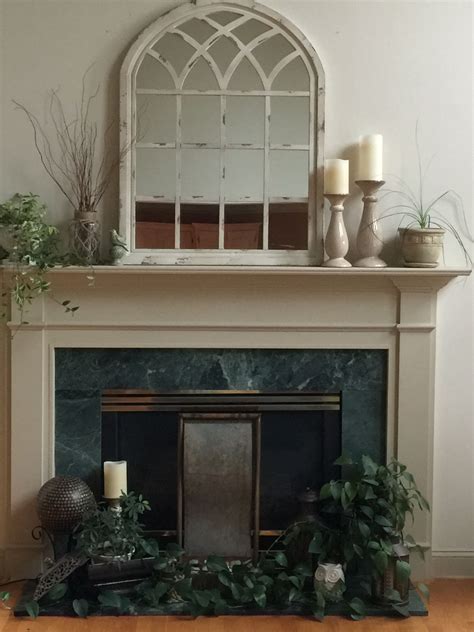 Farmhouse Fireplace Mantel Decor Ideas