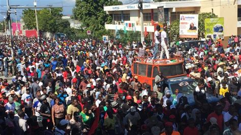 Haiti Protesters Demand President’s Ouster