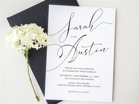 21 Wedding Invitation Templates You Can Print Yourself