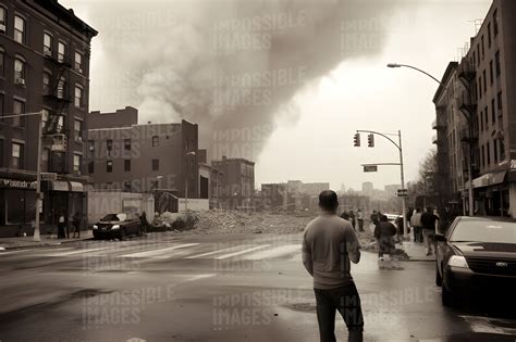 An earthquake in downtown NYC - Impossible Images - Unique stock images ...