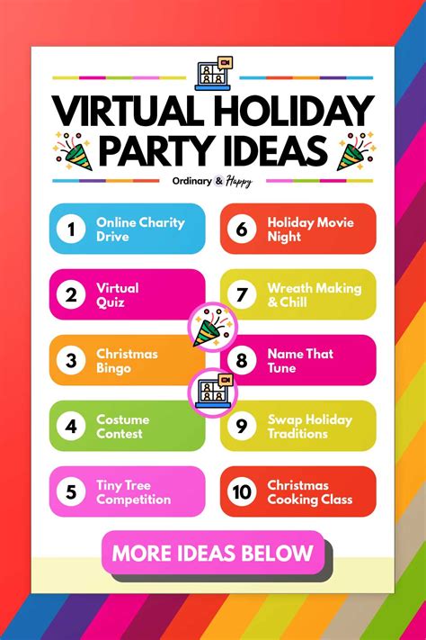 20 Virtual Holiday Party Ideas to Try This Year - Ordinary and Happy