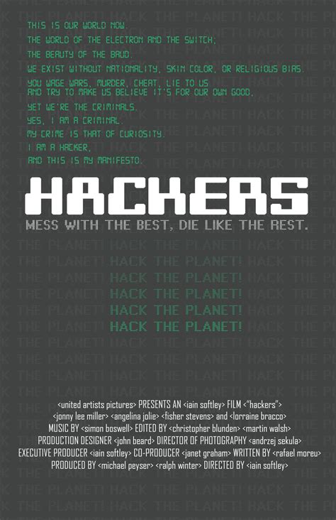 OneLife Movie Posters: Hackers