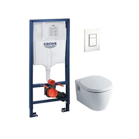 American Standard Concept Nuovo CL31057 Wall Hung Toilet Bundle