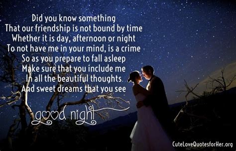 Good Night Love Poems for Her and Him with Romantic Images