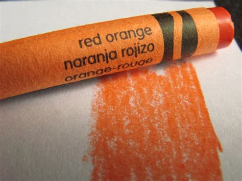 joe tacoma: Red-Orange Crayon