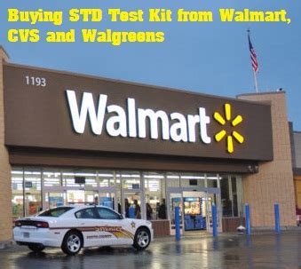 Buy STD Test Kits from Walmart, CVS and Walgreens Stores