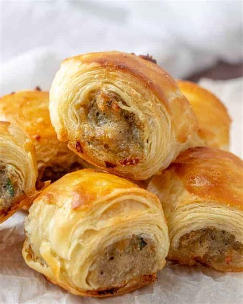 Recipe For Sausage Rolls With Flaky Pastry And Puff | Deporecipe.co