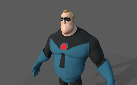 Mr Incredible - 3D Model by Jayanth kumar C