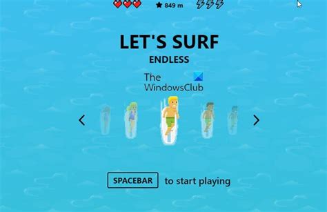 How to play the Surf Game in Microsoft Edge