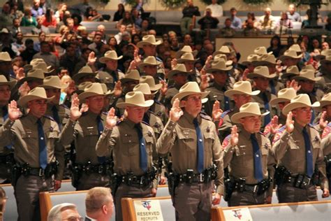 New Texas State Troopers in their uniforms entering service. [5184 x ...