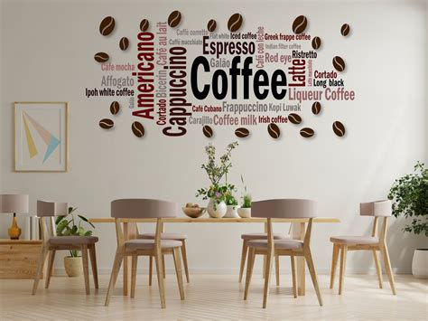 Coffee Shop Vinyl Wall Art