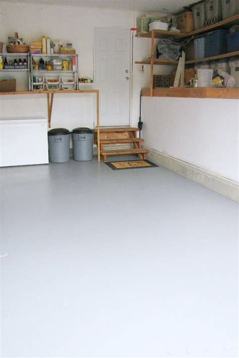 How to Paint a Garage Floor - Clean and Scentsible